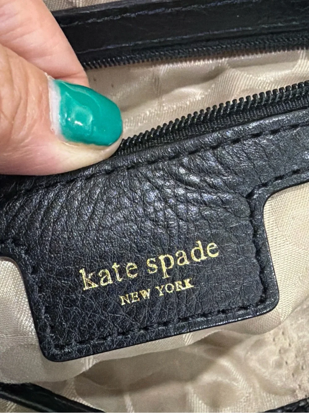 Kate spade leather shoulder bag and hobo/satchel style
